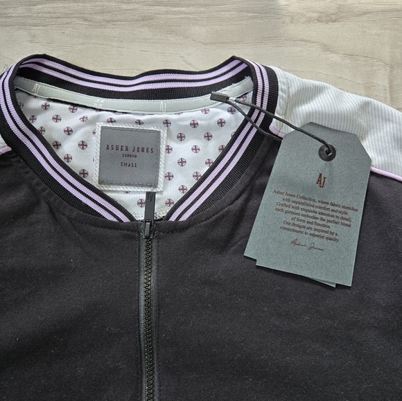 Asher Jones Black and White Men's Shirt Size S - Picture 2 of 6